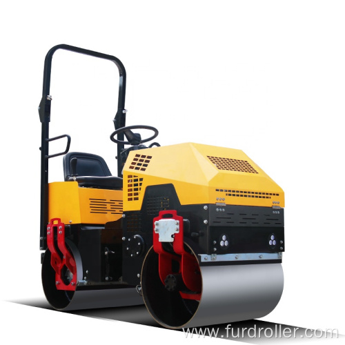 Double drum 1 ton vibratory compactor for exporting